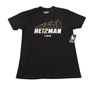 NEW Travis Hunter DNVR HE12MAN T Shirt Mens M Black All City Network Graphic Tee